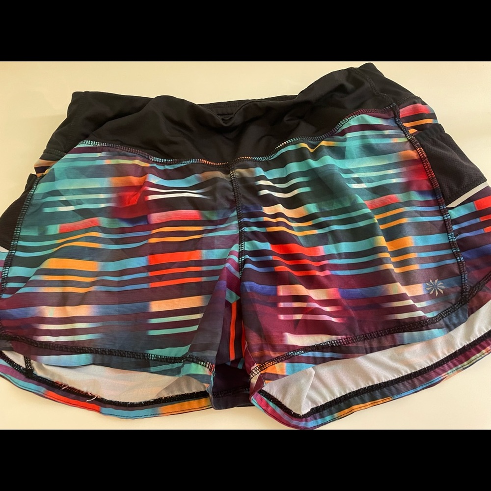 athleta running shorts size medium